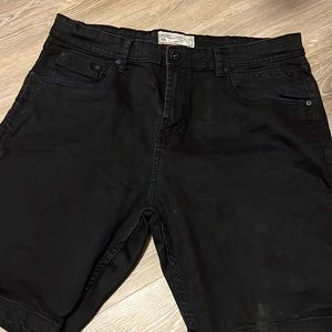 Colours Alexander Julian black denim shorts